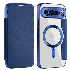 เคสโทรศัพท์แบบพับได้ลายตาราง หนัง PU ชาร์จไร้สายได้ ป้องกันการกระแทก สำหรับ Google Pixel 9/10 Pro XL 7A 8A 9A แบบแม่เหล็ก - Product Image 6