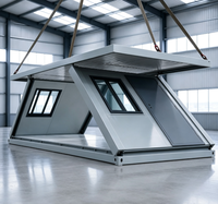 Conteneur pliable de type Z, maison modulaire, conteneurs pliables de 20 pieds, installation rapide, abri temporaire pour travailleurs