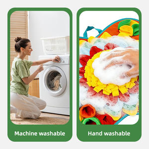 Alfombra de Olfateo Moderna con Rayas para Perros, Manta de Actividades Olfativas Resistente a Mordeduras, Alfombra Interactiva para Alimentación y Alivio del Estrés - Product Image 6