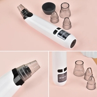 Kit d'outils de nettoyage des pores du visage, aspirateur à points noirs, traitement de l'acné en silicone électrique, élimination des boutons