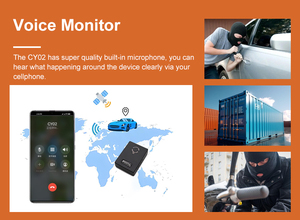 Dispositif de suivi GPS des actifs Moniteur vocal à batterie de grande capacité Localisateur magnétique Traqueur GPS portable sans fil pour véhicule - Product Image 5