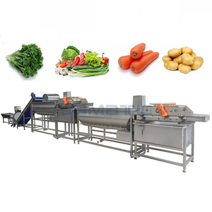 Ligne de production Fruits Légumes Fraise Orange Tomate Oignon mangue Machine Processus de lavage et de séchage - Product Image 2