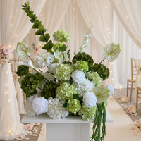 Festival des Achats : Prévente – Boule de fleurs artificielles en soie faites à la main, centre de table réaliste pour mariage et événements – Meilleures ventes