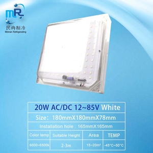 AC/DC 12-85V 20W carré étanche LED <span class=keywords><strong>salle</strong></span> <span class=keywords><strong>de</strong></span> <span class=keywords><strong>bain</strong></span> <span class=keywords><strong>plafond</strong></span> stockage à froid chambre lampe éclairage lumière - Product Image 3