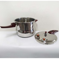 Autocuiseur en acier inoxydable pour cuisinière à induction, écologique, tailles 5L-11L, avec poignée en bakélite