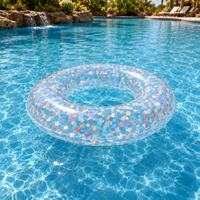 Umweltfreundlicher PVC-Schwimmring Aufblasbarer Runder Pool-Schwimmreifen für Kinderschwimmsicherheit