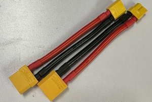 Кабель-удлинитель HJ XT60 (штекер-гнездо) 14AWG с разъемами XT60/XT90 и силиконовым проводом 14AWG - Product Image 3