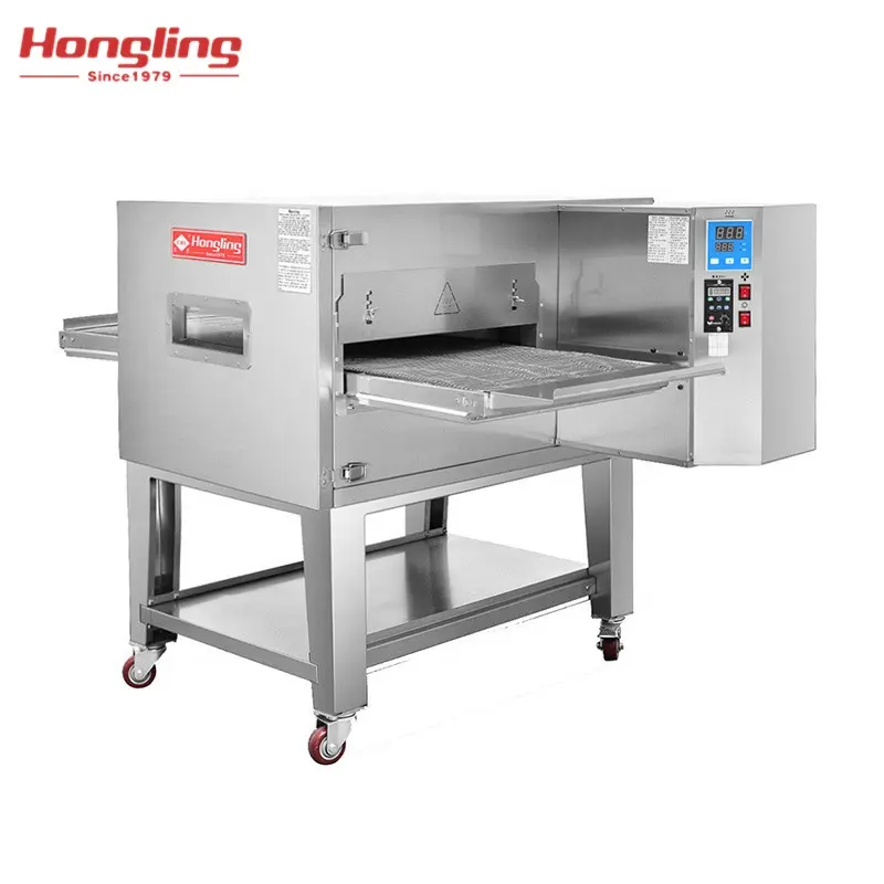 Best Selling Pizza Machine Gas Convection Conveyor Pizza Oven 32 Inch