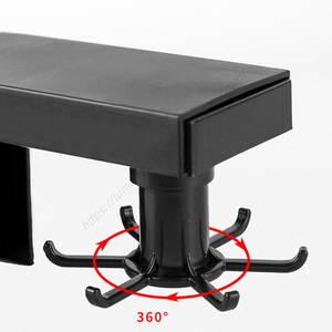 Gancho Giratorio C105 para Almacenamiento, Accesorio de Cocina, Organizador de Pared para Armario, Perchero Giratorio 360 Grados - Product Image 5
