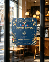 Carte NFC de Noël et du Nouvel An avec logo personnalisé, PVC RFID NTAG213, avis Google pour restaurant, hôtel, fête