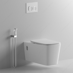 Salle de bains en céramique vaso sanitario toilette suspendue au mur réservoir d'eau caché suspendu au mur <span class=keywords><strong>wc</strong></span> p-trap cuvette de toilette citerne dissimulée sans réservoir - Product Image 2