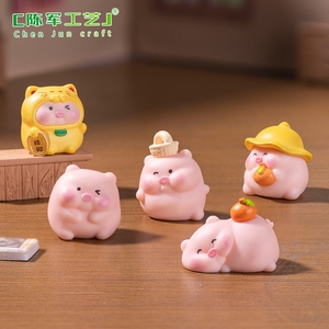 Linda <span class=keywords><strong>casa</strong></span> <span class=keywords><strong>de</strong></span> <span class=keywords><strong>muñecas</strong></span> <span class=keywords><strong>de</strong></span> cerdito que trae dinero, decoraciones Diy, bolsa ciega, accesorios, mesa <span class=keywords><strong>de</strong></span> coche, Mini adornos - Product Image 2