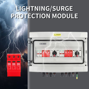 Solare fotovoltaico 2 ingresso 2 Out DC 1000V scatola combinatore con protezione contro i fulmini MCB SPD scatola impermeabile IP65 18 modi - Product Image 4