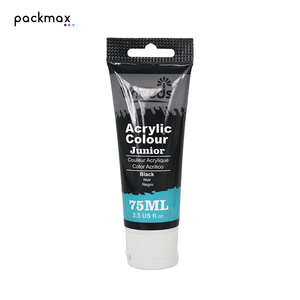 75ml Paint Tube for Watercolor Oil Gouache Painting, Eco-Friendly Material Custom Printing, with Hang Hole <b>Packaging</b> - Product Image 1