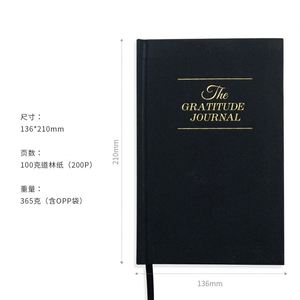 Wholesale Factory Gratitude Journal Custom Logo <b>A5</b> Spiral Diary Weekly Monthly Goal Notebook Agenda Manifestation Custom Color - Product Image 6