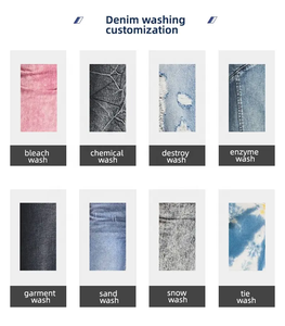 بنطلون جينز رجالي بتصميم عصري مزين بالرقع وقابل للتخصيص، مصنوع من القطن بنسبة 100%، بقصة فضفاضة ولون باهت ملائم لأزياء الشارع - Product Image 4