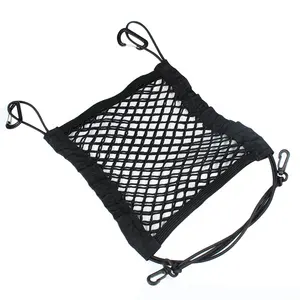 Universal Elastis Mesh Net Trunk Organizer Kursi Depan Penyimpanan Organizer Mesh Saku Bersih