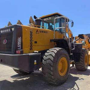 Chargeur sur pneus d'occasion LG956L 2023 Chargeur frontal à charge nominale de 5 tonnes avec composants de moteur principal Chargeur d'occasion - Product Image 6