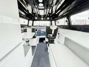 Lancha <span class=keywords><strong>de</strong></span> <span class=keywords><strong>Pesca</strong></span> <span class=keywords><strong>de</strong></span> 9 Metros (30 Pies) con Cabina, Plataforma <span class=keywords><strong>de</strong></span> Aluminio, Tubo <span class=keywords><strong>de</strong></span> Pontón Fácil <span class=keywords><strong>de</strong></span> Transportar, con Motor <span class=keywords><strong>de</strong></span> Gasolina, en Venta - Product Image 2