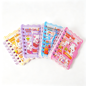 Depai Mini Agenda a Spirale A7 con Coniglietto Cartone Animato, 80 Fogli, Pagine Interne a Colori, Portatile, Regalo per Bambini, Cancelleria Scolastica - Product Image 1