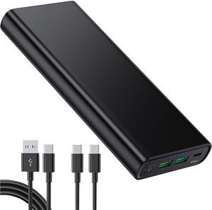 Power Bank 26800mAh QC 3,0 Quick Charge PD 100W Paquete de batería con 3 2 entradas y salidas para iPhone MacBook Nexus <span class=keywords><strong>Sams</strong></span> para Sony - Product Image 1