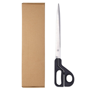 Ciseaux de tailleur en acier inoxydable, 12 pouces, à bord lisse, pour couper les tissus, pour la couture et l'artisanat, manche noir - Product Image 3