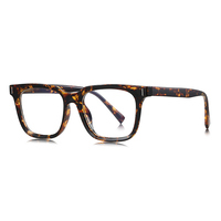 Nouvelles Lunettes Carrées TR90 pour Homme Anti-Lumière Bleue, Montures Optiques avec Branches en Fil Métallique CP 097