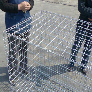 Caisse <span class=keywords><strong>gabion</strong></span> carrée soudée en treillis galvanisé - Cage en treillis métallique robuste pour <span class=keywords><strong>mur</strong></span> de soutènement - Product Image 5