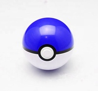 Pokeball en aluminium anodisé rouge personnalisée pour Pocket Monster