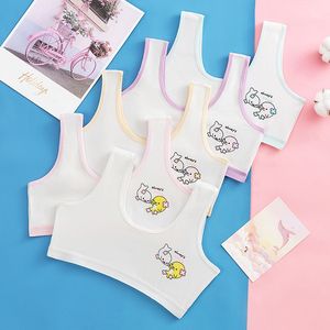 Modèles explosifs pas d'anneau en acier été dessin animé soutien-gorge imprimé pour adolescent soutiens-gorge de formation pour jeunes filles filles soutiens-gorge puberté - Product Image 6