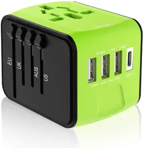 Soket stop kontak port USB pintar elektrik, Strip daya Desktop, soket Outlet meja ekstensi elektrik dapat dipasang di AS dengan usb