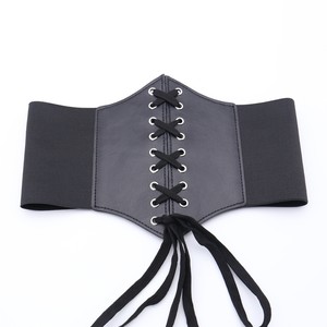 <span class=keywords><strong>Ceinture</strong></span> Corset <span class=keywords><strong>Large</strong></span> <span class=keywords><strong>Noire</strong></span> Rétro pour Femme, <span class=keywords><strong>Ceinture</strong></span> Waspie Extensible à <span class=keywords><strong>Nouer</strong></span>, Style Gothique pour Costume d'Halloween, <span class=keywords><strong>Ceinture</strong></span> à Lacets - Product Image 5