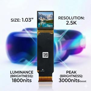 SeeYA 1.03" Micro AMOLED 2560x2560 RGB <strong>2.</strong>5K Resolution 1800/3000 Nits High Brightness MIPI 81-Pin Interface VR/AR Glasses - Product Image 1