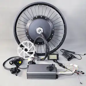 High power electric bike kit 3000w 5000w electric bike bicycle conversion kit 65-70km/h fast power electric bike kit for sale