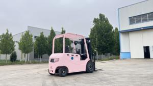 รถยกไฟฟ้าสีชมพูแบตเตอรี่3ตันพร้อมแบตเตอรี่ลิเธียมที่ผ่านการรับรอง CE - Product Image 6