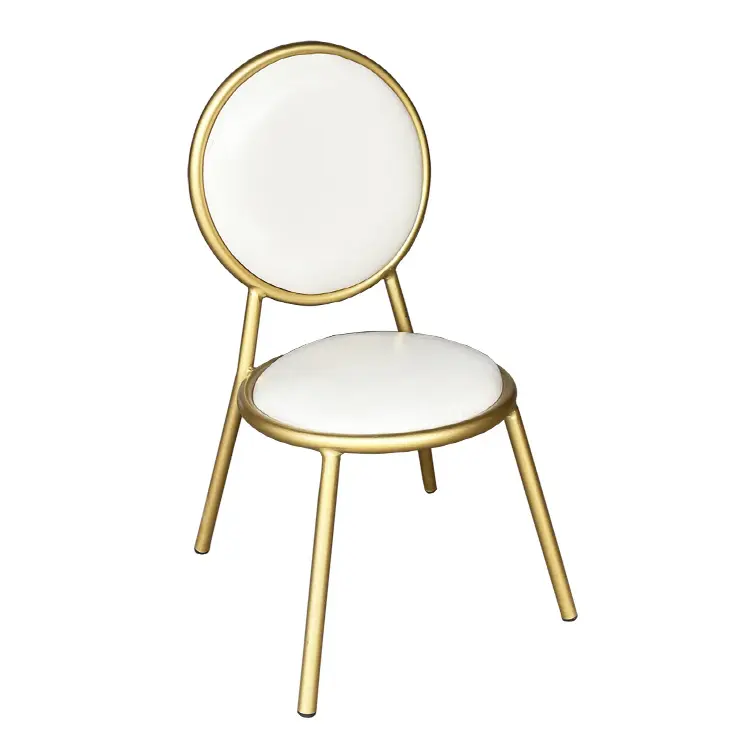 High Quality Stackable White Beech Fabric Bistro Dining Rental Stool Exquisite Wedding Chair for Jonathan Adler