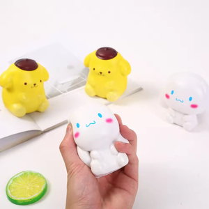 Muñeco de juguete de descompresión personalizado de PU de rebote lento, adorno de muñeco de descompresión, lindo muñeco de perro Yugui, venta al por mayor - Product Image 3
