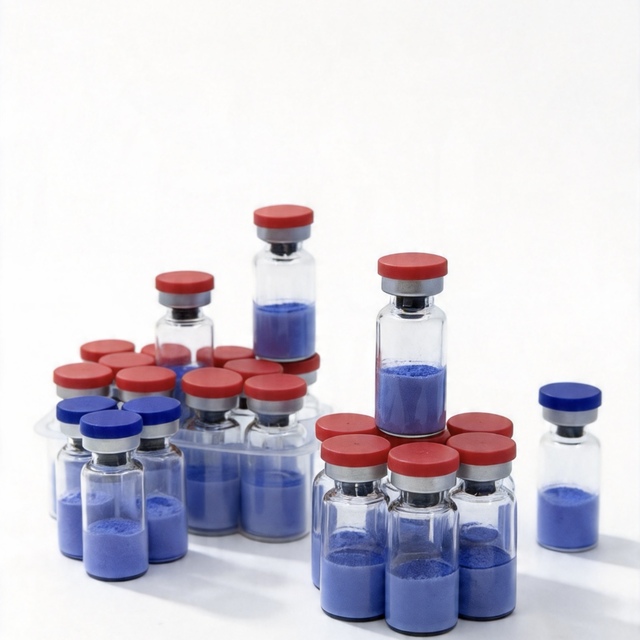 100mg Blue Copper GHK-CU Freeze-Dried Powder 99% Purity Cosmetic Ingredient