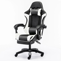 Fabricant promotionnel ordinateur pu cuir gamer lombaire personnalisé Chine anji fauteuil de jeu en cuir
