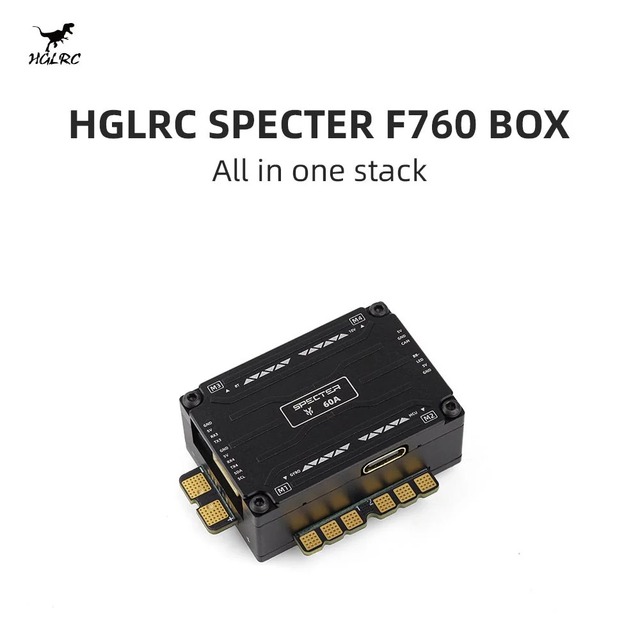 HGLRC SPECTER F760 BOX Integrated Stack STM32F722 MPU6000 6S Flight Controller 20x20mm FPV VTX DRONE ACCESSORIES