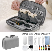 Sac de voyage organisateur électronique sac de câble résistant à l'eau pour chargeur de cordon accessoires de poche technique sac de rangement de transport