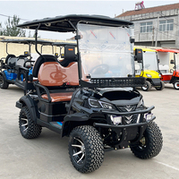 Voiturette de golf électrique à basse vitesse, chariot de golf électrique polyvalent pour le transport communautaire et les centres de villégiature