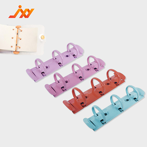 Макарон цвет мини <span class=keywords><strong>3</strong></span> кольцо переплет красный розовый крепеж с скользящий листом и металлическим зажимом напильник для хранения продуктов - Product Image 1