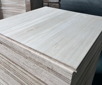 Papan kayu paulownia sambung jari, papan kayu kiri solid untuk dijual