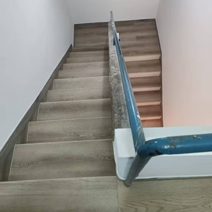 Profilés de nez de marche SPC étanches pour escaliers, pièces de revêtement de sol en vinyle imitation bois pour contremarches et marches - Product Image 4