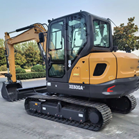 Mesin Excavator XE60GA 6T Hemat Bahan Bakar 5% Kekuatan Bucket 48.3kN Kapasitas Bucket 0.25cbm Hidrolik Sensitif Beban ROI Tinggi untuk Kontraktor