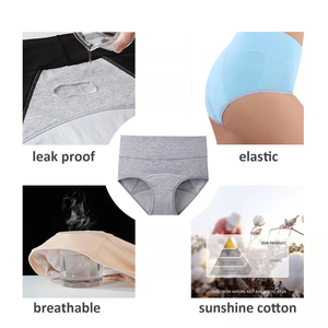 Hotsale Multi Size intimo donna cotone <span class=keywords><strong>5</strong></span> strati a prova di perdite mutandine mestruali - Product Image 3