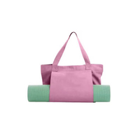 LADYGLOW Sacs de sport pour tapis de yoga Pilates en toile avec logo personnalisé Sac de yoga portable Gym Fitness Tote