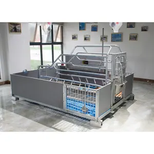 Hot Sale Galvanized Agricultural Galvanizing Farrowing Pig Stall Animal Husbandry Livestock Equipment Sow Crate