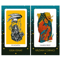 Vente en gros de cartes de jeu personnalisées, oracles signifiant livre en langue russe, jeu de cartes de jeu imprimées, cartes de tarot avec guide